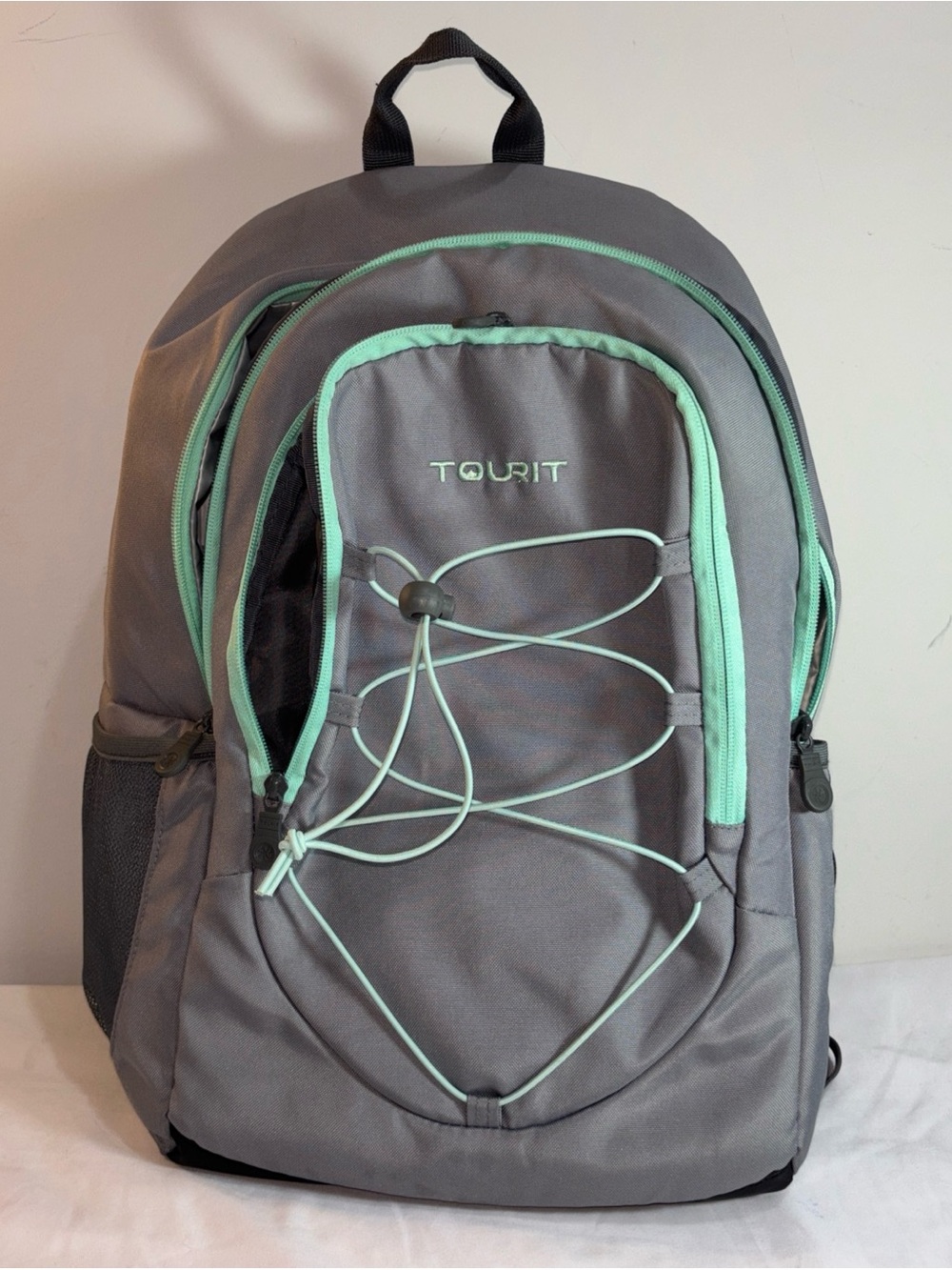Gray & Mint Travel Backpack